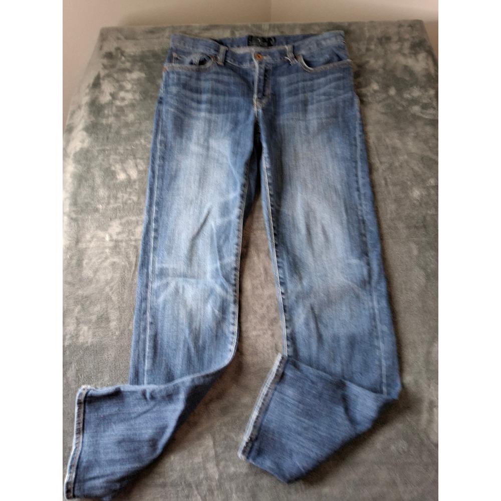Lucky Brand Sienna Tomboy Jeans Blue Medium‎ Wash Straight Leg Womens 4/27 Reg.